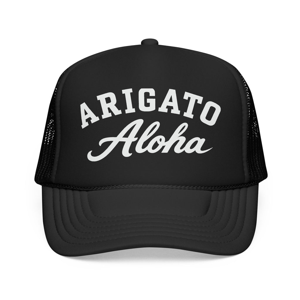 Arigato Aloha Foam Trucker Hat
